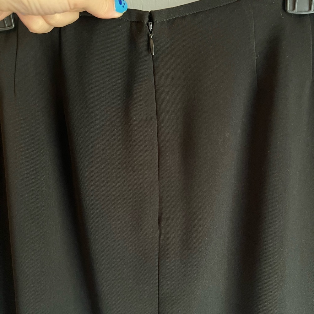 Kasper Pencil Skirt Black Size 8 - Picture 7 of 9
